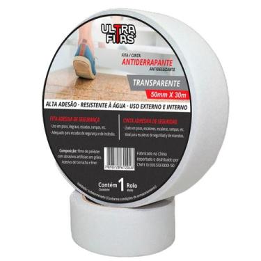 Imagem de Fita Antiderrapante 50 mm X 30 Metros - Transparente - Ultra Fitas