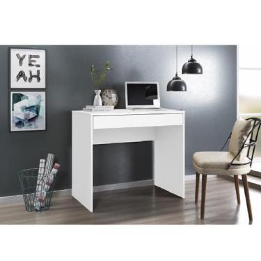 Imagem de Escrivaninha Facility Branco com Gaveta para Escritório Quarto - Demób