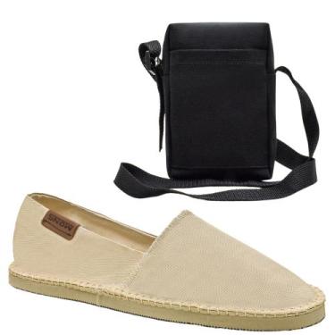 Imagem de Kit Alpargata Bolsa Bag Feminino Masculino Confortável Verão - SNOW, B