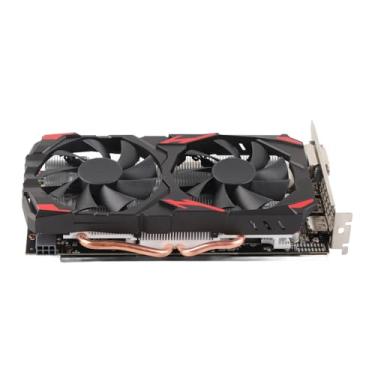 Imagem de Placa Gráfica RX 580 8GB GDDR5 256bit Suporte 8K 2 Ventiladores de Resfriamento 16 PCI3.0 Placa Gráfica para Jogos para Componentes Internos de Escritório Doméstico