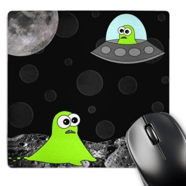 Imagem de 3dRose Mouse pad LLC 20 x 20 x 0,63 cm, Alien Invasion (mp_6087_1)