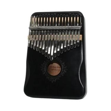 Imagem de Kalimba de 17 Teclas - Piano de Polegar em Madeira - Instrumento Music