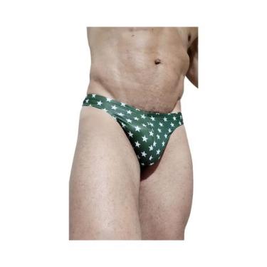 Imagem de Sunga tanga estampa estrela Estados Unidos 2 Cm De Lateral - AA COLLEC
