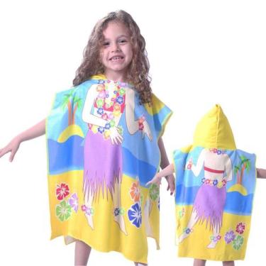 Imagem de Poncho de Praia Kids com Capuz Bene Casa Kids, Hawaii