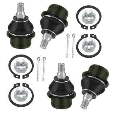 Imagem de JAVIK Junta esférica dianteira superior e inferior do braço A compatível com Suzuki KingQuad LT-A450X LT-A500 LT-A700X LT-A750X LT-A750 OEM # 51210-31G10 51210-31G00