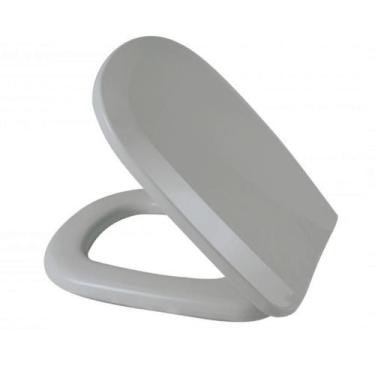 Imagem de Assento Almofadado Nexo Cinza Claro Tampa Bacia Roca Cinza - Metasul