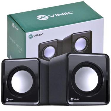 Imagem de Caixa de Som Cor Preto Para Setup Gamer Computador e Notebook  Acer De