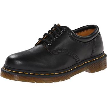 Imagem de Dr. Martens Unissex-adulto 8053 colarinho acolchoado com 5 olhos, Nappa preta, 11 Women/10 Men