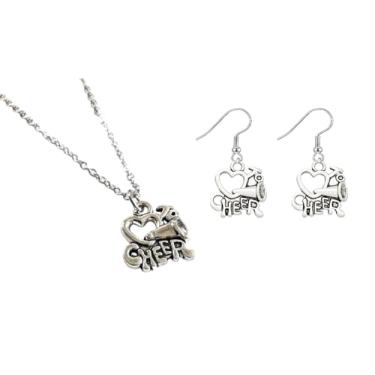 Imagem de MMIUAEG Brincos de torcida para o dia de jogo, cheerleader megafone, berloque, colar, para mulheres, treinador, mãe, líder de torcida, presente de líder de torcida, acessórios para líderes de torcida,