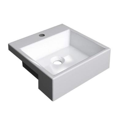 Imagem de Kit 3 Cubas de Semi Encaixe para Banheiro Xq355 Quadrada Compace