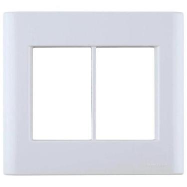 Imagem de Placa Horizontal Giz 6 Postos 4 X 4 Branca - Tramontina