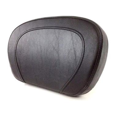 Imagem de Sissy Bar Almofada de passageiro com padrão oval de ponto superior para Harley Touring 1994-2020 como Street Glide Road King HD Sissybar Uprights 54247 09A 52627 09 Almofada de encosto ref 52924-98B