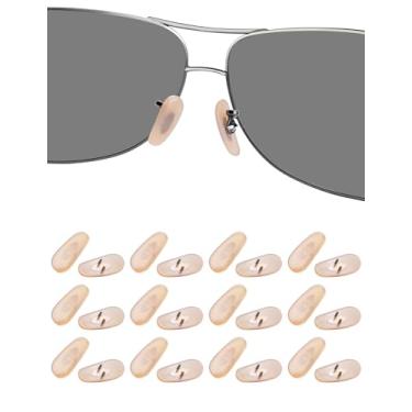 Imagem de HILEEN 12 pares de almofadas de nariz de substituição para Ray-Ban Aviator RB3025 | RB3026 | RB3030 | RB3211 | RB3362 | RB3445 | RB4175 | RB3183 | RB3625 | RB3016 | RB3267 | RB3267 Óculos de sol 136 -