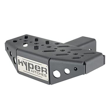 Imagem de Hyper Hitches modelo de passo de engate de 30,48 cm # HS-12 | Hitch Step | Caminhão engate passo 100% feito nos EUA | Protetor de para-choque traseiro | com estabilizador integrado (serve para receptor de 5 ou 6,35 cm)Hyper Hitches 2" Receiver HS-12