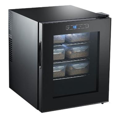 Imagem de 49L Incubadora de ovos para répteis de estimação, resfriamento e aquecimento de 10-40 ° C, vidro temperado eficaz à prova de luz, incubadora digital para répteis, adequada para pequenos répteis