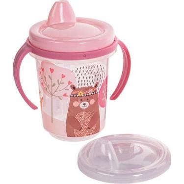 Imagem de Copo de Treinamento Trio Bichinhos Petit 330ML com ALÇA Removível - Pl
