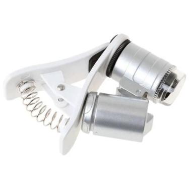 Imagem de Mini Microscópio De Celular Com Ampliação De 60X Led - X Zheng