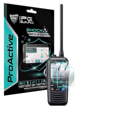 Imagem de IPG ProActive Feito para iCOM IC-M94D Tela de Transceptor Marítimo (2 Unidades) Película Nano Cerâmica com Dureza 9H, Ultra Responsiva, Alta Claridade, Antiarranhões e Proteção à Prova de Choque para