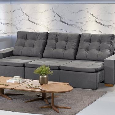 Imagem de Sofá Manaus Modular 6 Lugares 305cm  Retrátil e Reclinável