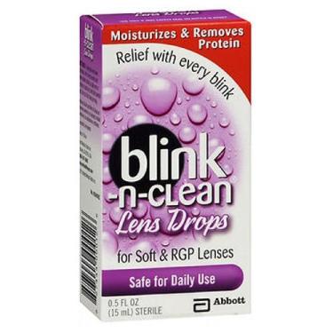 Imagem de Gotas completas de lentes Blink-N-Clean para lentes de contato macias 15 ml da Complete (pacote com 2)