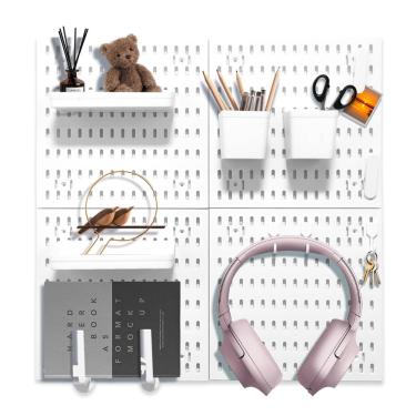 Imagem de Kit de combinação Peg Board SHGJ&SOFT com 4 Pegboards e 18 Acc