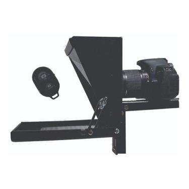Imagem de Teleprompter Mini P/ Celular E Dslr Com Controle Remoto Simp - Texano