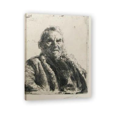 Imagem de LKXGRRSFG Impressões em tela do velho soldado Anders Zorn - Arte de obra-prima sueca, decoração de parede serenidade de verão e coleção de galeria de casa 59,98 x 78 cm