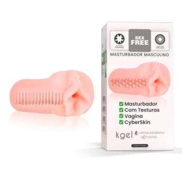 Imagem de Masturbador Sex Free Masculino Vagina Textura Circulo Em Cyberskin Prazer Intenso Exploração de Prazer