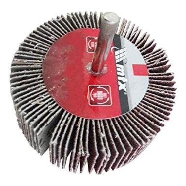 Imagem de Roda De Lixa Com Haste Para Furadeira 60, 80 X 40 X 6mm Mtx