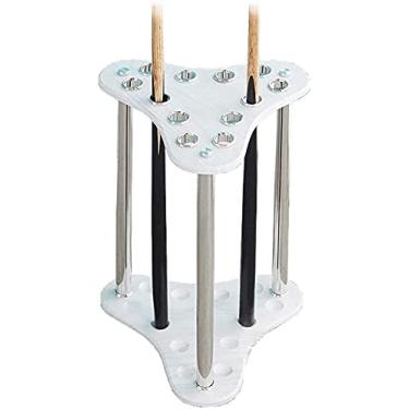 Imagem de ZDJZMGZ Suporte para tacos de bilhar escolar, suporte para tacos de sinuca, suporte para tacos de sinuca, bar, madeira, tacos de sinuca, suporte vertical para tacos de sinuca, comporta 12 tacos de