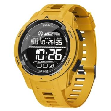 Imagem de Relógio para homens relógios digitais esportes led relógios de pulso masculino 50m à prova dwaterproof água luz digital cronômetro