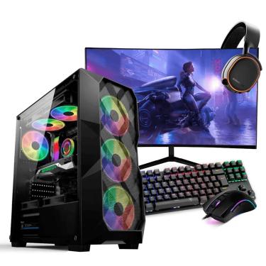 Imagem de PC Gamer Completo Intel Core i7 12700F, RTX 3060, 16GB DDR4, SSD 480GB, 600W 80 Plus, MESH024-E