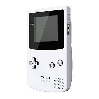 Imagem de eXtremeRate Conjunto completo de botões de substituição GBC prata cromada para Gameboy Color - Console de jogos portátil não incluído