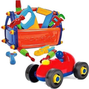 Imagem de Caixa de Ferramentas Infantil com 21 Peças Poliplac
