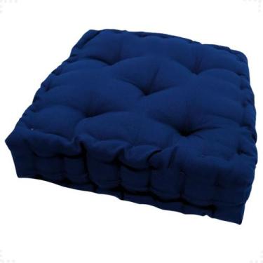 Imagem de Almofada Alta Cheia Futon Turca Sala Sofá Poltrona Cadeira Banco Cor L