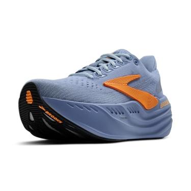 Imagem de Brooks Tênis masculino de corrida e caminhada Glycerin Max Neutral, Azul country/céu/laranja, 42