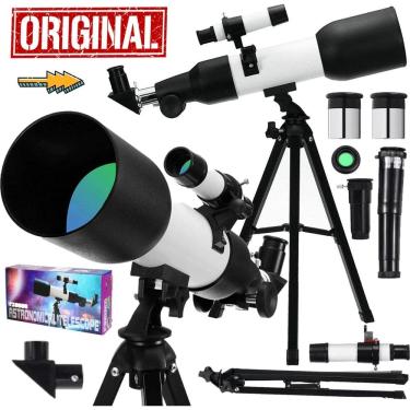 Imagem de Telescópio Astronômico Terrestre Lunar Refrator Luneta