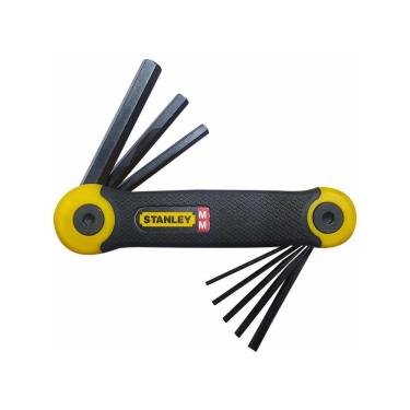 Imagem de Jogo Chaves Hexagonais Canivete 8 Peças Stanley 69264