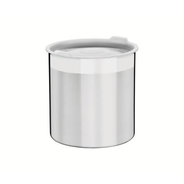 Imagem de Pote Tramontina Cucina Em Aço Inox Para Mantimentos Com Tampa Plástica 14 Cm 2,3 L Tram...