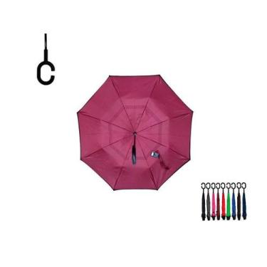 Imagem de Guarda Chuva Invertido Resistente Facinato I2090L Pink
