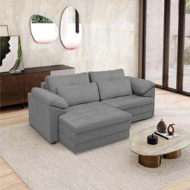 Imagem de Sofá Retrátil Elétrico Sala de Estar Nolan Bipartido 250cm Conforto Pr