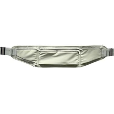 Imagem de SOLAWELL Cinto de corrida com suporte para garrafa de água – bolsa de cintura com extensor para corrida, caminhada, ciclismo, caminhada – pochete de hidratação para cães – branca (nova versão), Nova