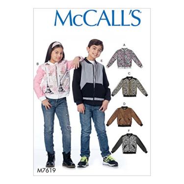 Imagem de Jaquetas bomber infantis McCall's Patterns para meninas/meninos