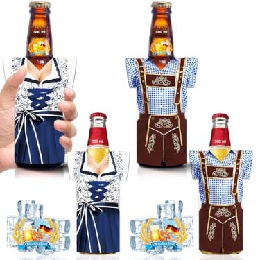 Imagem de MONNCHA Decorações Para Oktoberfest, Isoladores Garrafas De Cerveja, Artigos Festas, Suporte Cooler, Jaquetas Isolantes, Mantém O Calor E Frio, Termocoolers Festival Da Baviera, Presente Casais Apai