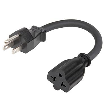 Imagem de Plugrand [4 Em 1] Cabo Adaptador De Tomada Doméstica 12Awg 15 A Para Lâmina 20 T, 5-15P 5-20R, 6-15R, 6-20R, Quatro Um, 15A 125V 20A 250V 15A, 1 Pé