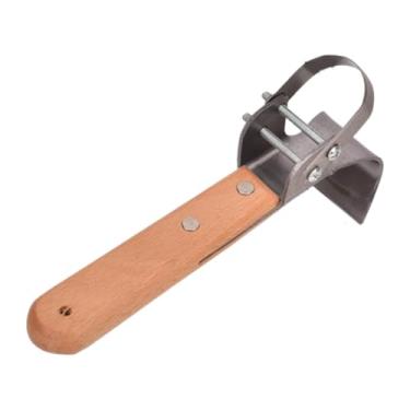 Imagem de Gralara Ferramenta de descascamento de batata, ferramenta de descascamento de árvore, tesoura de portátil fácil de usar, ferramentas de poda para árvores