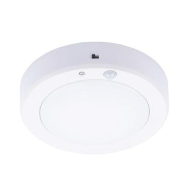 Imagem de LIT-PaTH Luminária De Teto Led Com Sensor Movimento Operada Por Bateria Lit-Path, Embutida 6,1 Polegadas, 5000K, Luz Noturna Sem Fio Para Armários, Lavanderias E Escadas - Uso Somente No Escuro, 1 U
