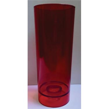 Imagem de Copo Long Drink Acrílico 350 ml com LED (Vermelho)