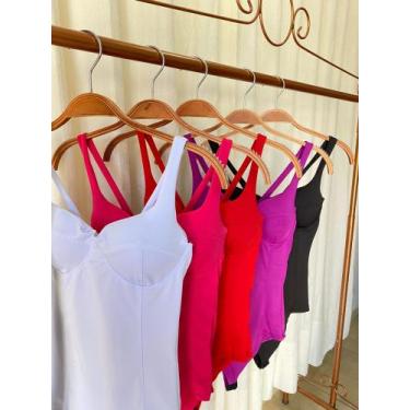 Imagem de Body retro feminino - filó modas, Amarelo, P