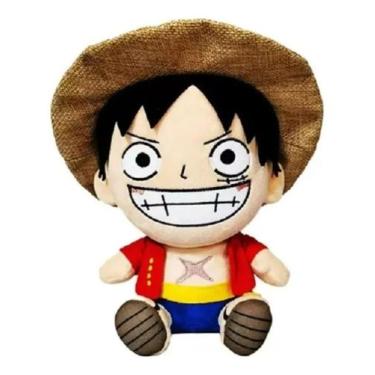 Imagem de Brinquedo De Pelúcia Anime One Piece Boneco Luffy - HAPPY KIDS